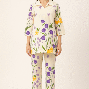 Beautiful Floral Design Cord Set