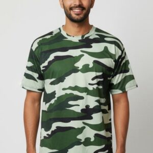 Men’s Round Neck Army T-Shirt