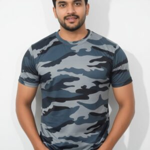 Men’s Round Neck Army T-Shirt